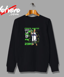 Anime Pirate Hunter Zoro Wano Vintage Sweatshirt Design