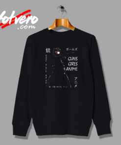 Anime Waifu Graphic Vintage Sweatshirt Design