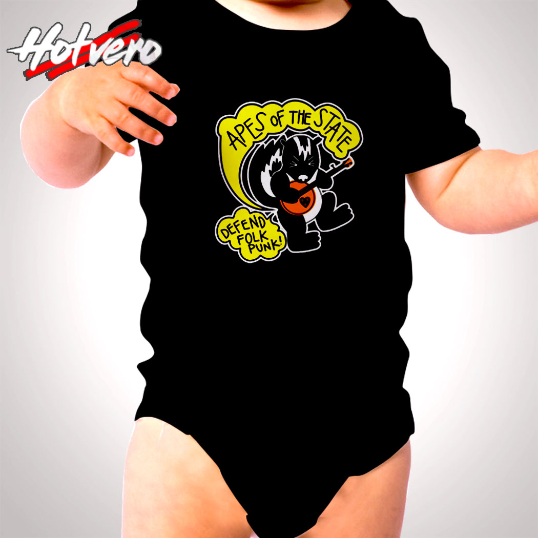 Apes Of The State Defend Folk Punk Cute Baby Clothes