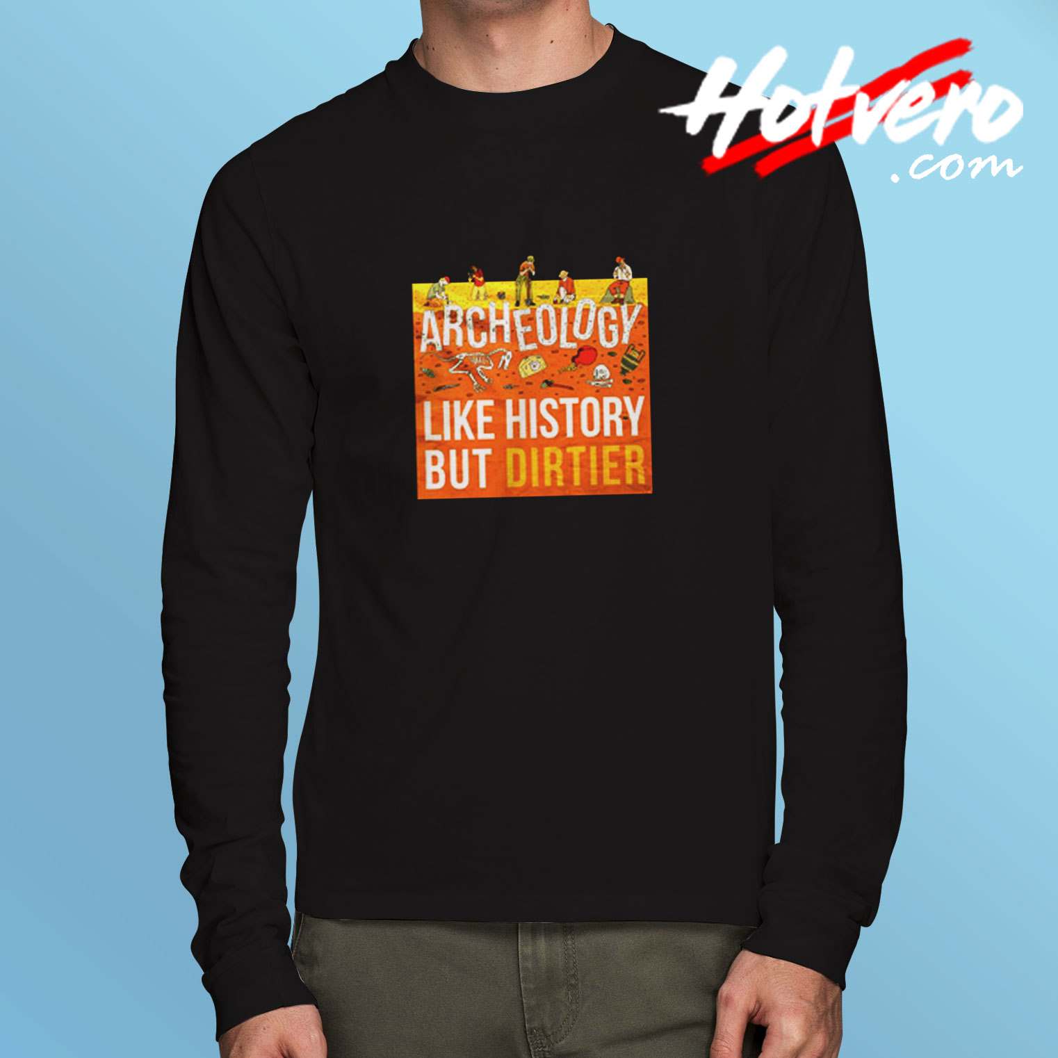 Archaeologist Long Sleeve Tshirt