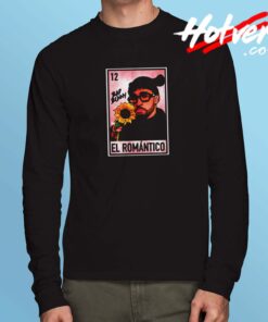 Bad Bunny El Romantico Loteria Style Long Sleeve Tshirt
