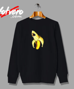 Banana Shark Banana Themed Party Shark Themed Party Vintage Sweatshirt Design