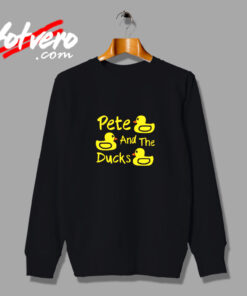 Band Tee Pete And The Ducks Fake Vintage Sweatshirt Design