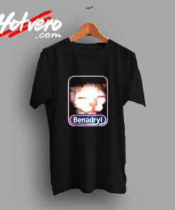 Benadryl Meme Cat Vintage T shirt