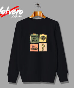 Brain Dump Mental Clarity Journaling Productivity Focus Vintage Sweatshirt Design