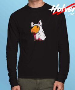 Capybara Rodent Easter Rabbit Long Sleeve Tshirt