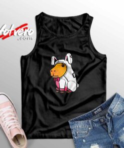 Capybara Rodent Easter Rabbit Sleeveless Shirt
