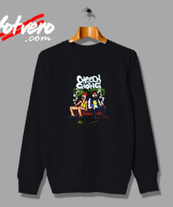 Cheech And Chong Caricature Signature Vintage Sweatshirt Design