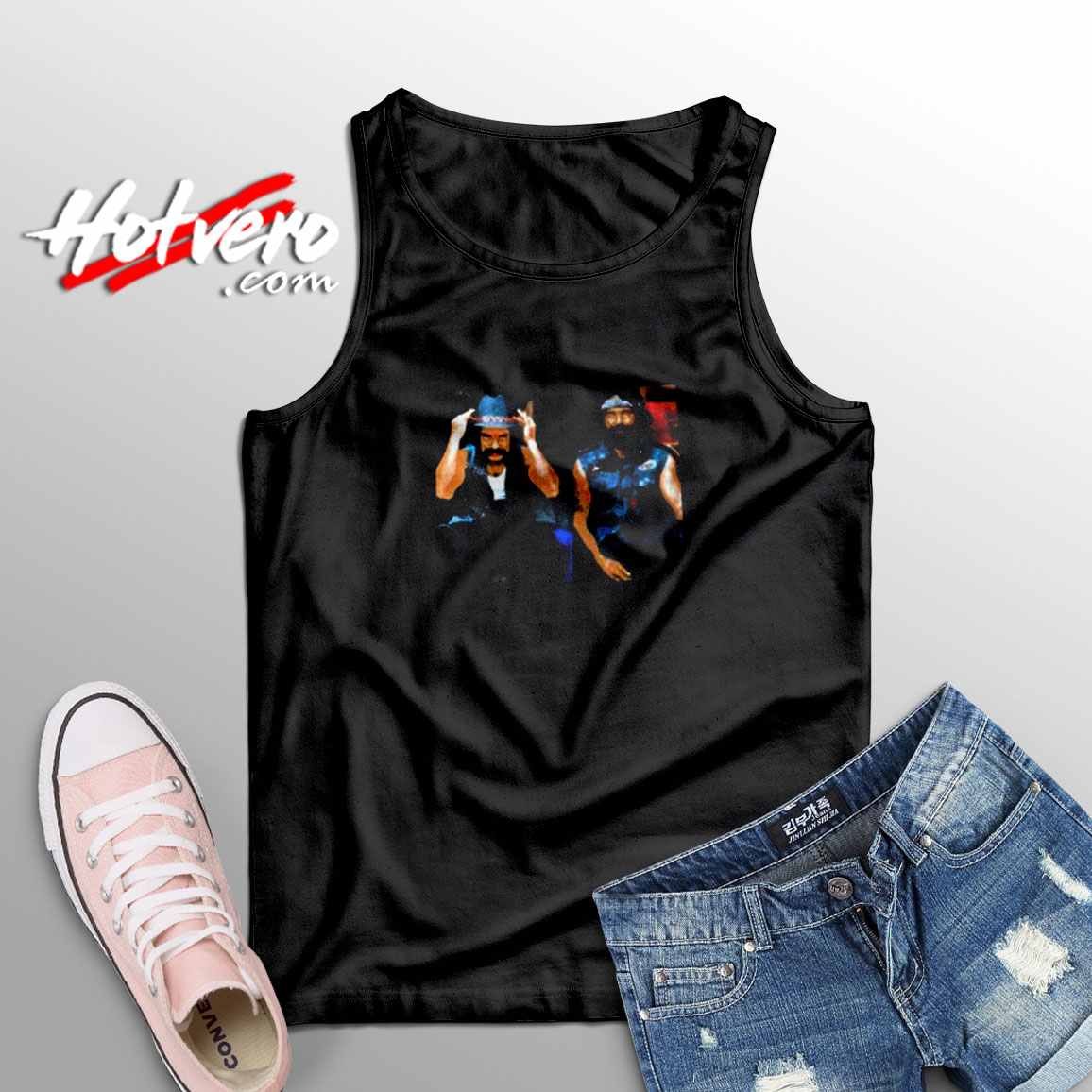 Cheech And Chong Movie Hanging In Porch Sleeveless Shirt