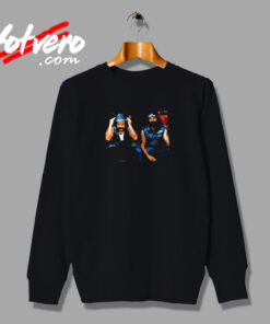 Cheech And Chong Movie Hanging In Porch Vintage Sweatshirt Design