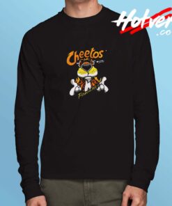 Cheetos Mens Cheetos Flamin' Hot Chester Cheetah Long Sleeve Tshirt