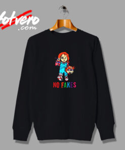 Chucky No Fakes Vintage Sweatshirt Design
