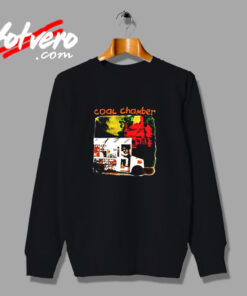 Coal Chamber Debut Album Cover Vintage Sweatshirt Design