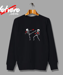 Cool Kickboxing Design For Men Women Kickboxer Boxing Vintage Sweatshirt Design