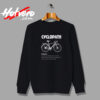 Cyclopath Funny Cycling Bicycle Cyclist Vintage Sweatshirt Design