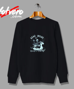 Dead Inside Party Vintage Sweatshirt Design