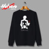 Death Note Silhouette Anime Manga Shinigami Book Apple Otaku Vintage Sweatshirt Design