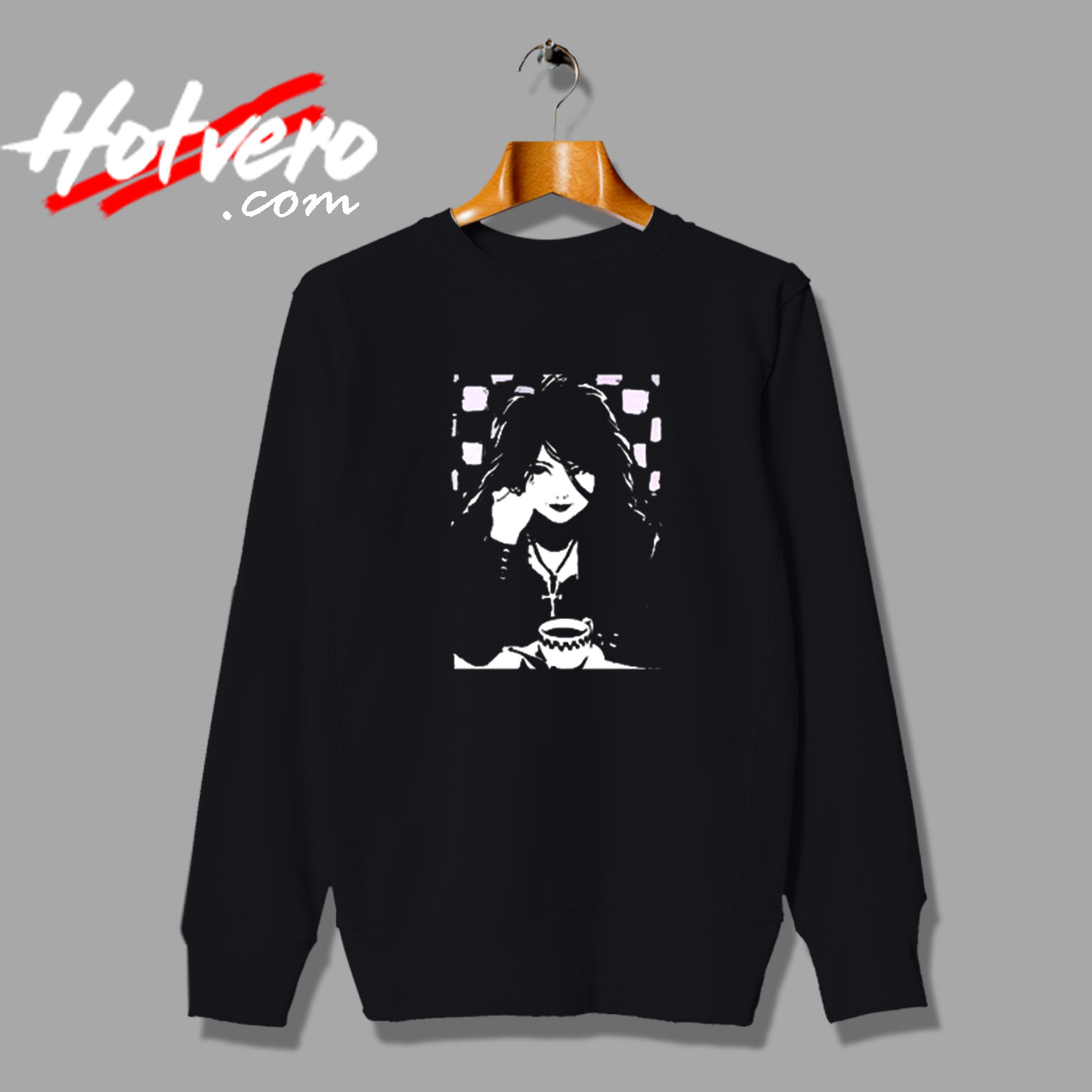 Death Sandman Neil Gaiman Comic Goth Vintage Sweatshirt Design