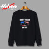 Don't Tread On Us Vintage Sweatshirt Design