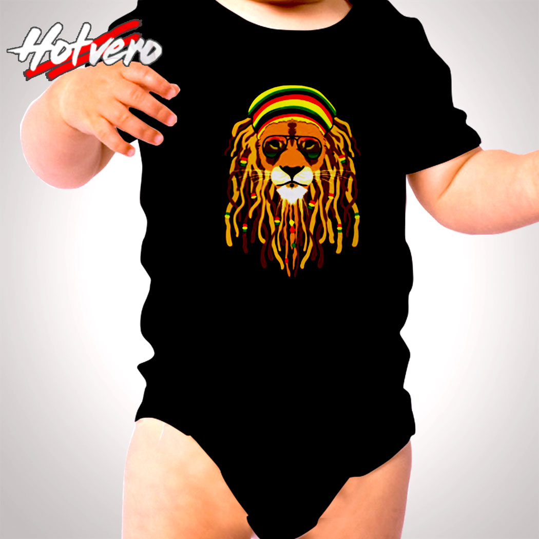 Dreadlock Rasta Lion Jamaica Jamaican Cute Baby Clothes