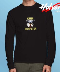 Dumpster Wolf Meme Long Sleeve Tshirt