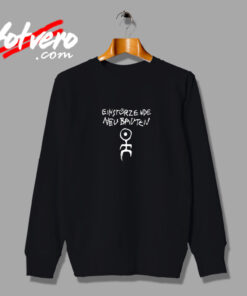 Einsturzende Neubauten Logo Vintage Sweatshirt Design