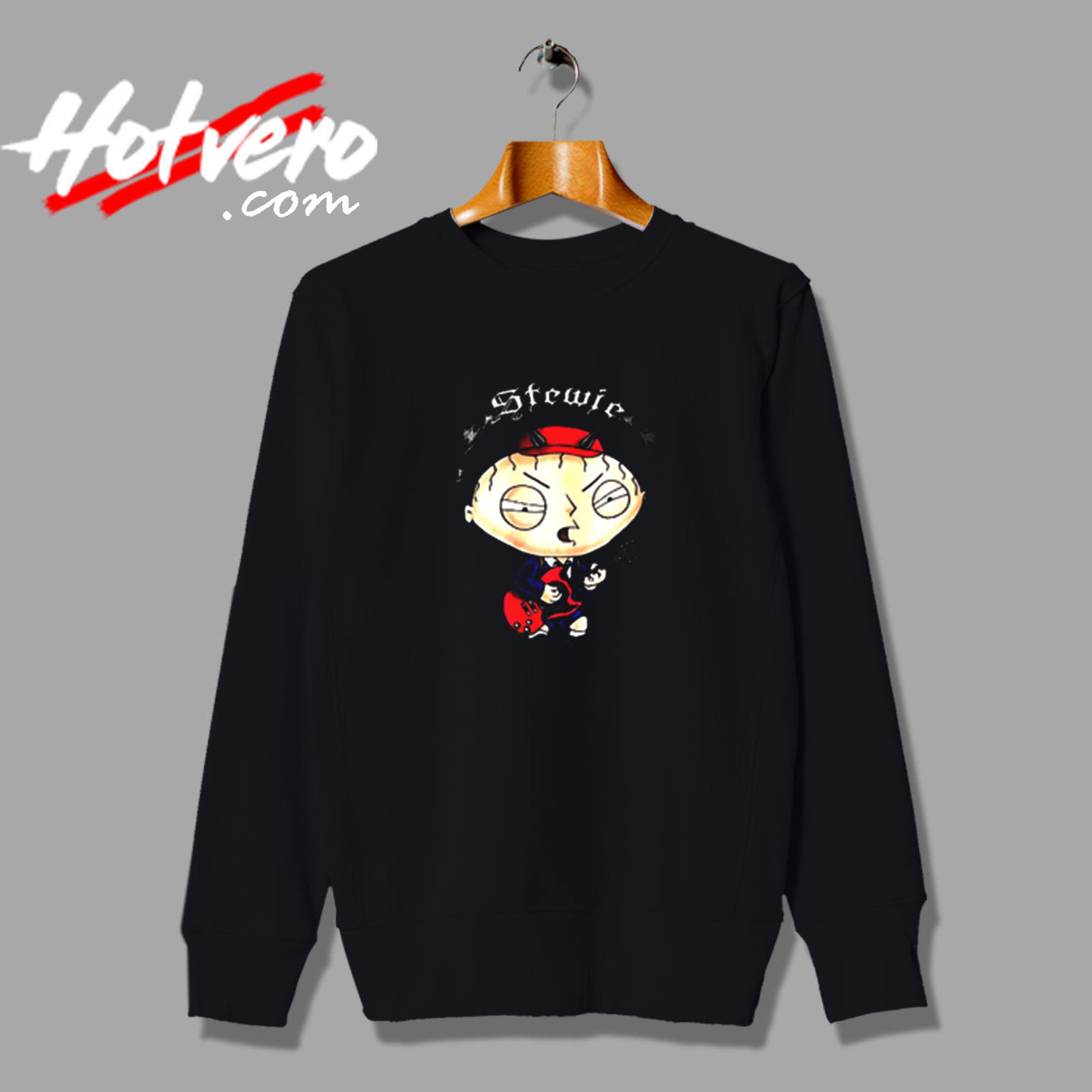 Family Guy Stewie Ac Dc Parody Vintage Sweatshirt Design