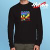 Famous Characters Bart Simpsons Figure Long Sleeve Tshirt