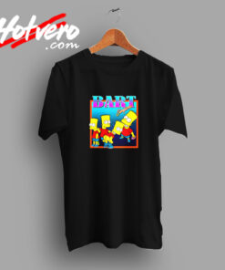 Famous Characters Bart Simpsons Figure Vintage T shirt