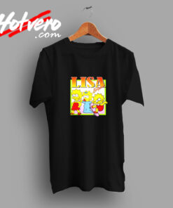 Famous Characters Lisa Simpsons Figure Vintage T shirt