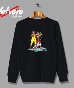 Fast Food Funny Vintage Sweatshirt Design