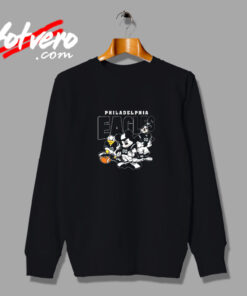 Football Team Inspired Mickey And Friends Vintage Sweatshirt Design