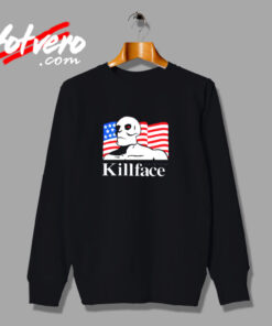 Frisky Dingo Killface For President Vintage Sweatshirt Design