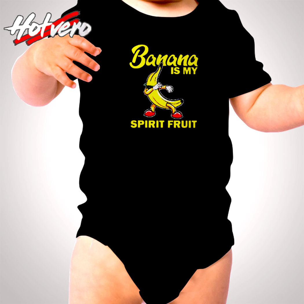 Funny Banana Is My Spirit Food Lover Gift Quote Love Cute Baby Clothes