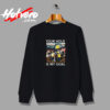 Funny Construction Vintage Sweatshirt Design