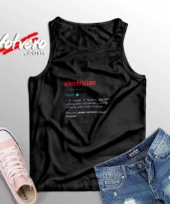 Funny Electrician Sleeveless Shirt
