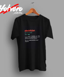 Funny Electrician Vintage T shirt