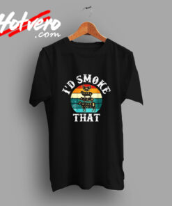 Funny Retro Bbq Party Smoker Chef Dad Vintage T shirt