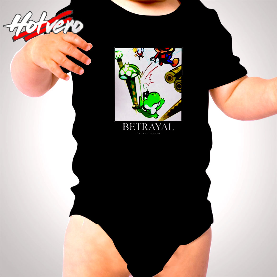 Funny Super Mario Yoshi Parody Betrayal Cute Baby Clothes