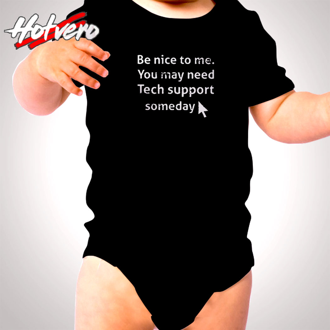Funny Tech Support Geek Nerd Humor Computer Cute Baby Clothes