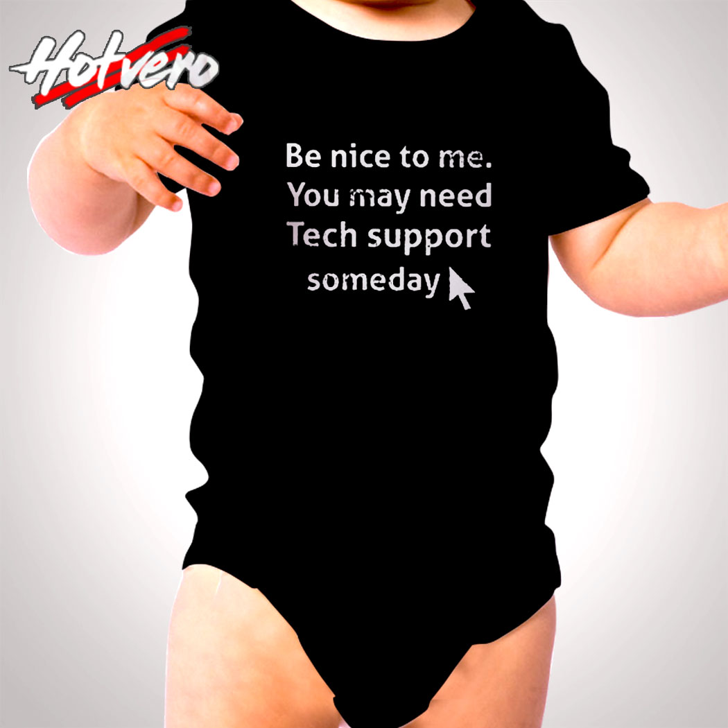 Funny Tech Support Geek Nerd Humor Cute Baby Clothes