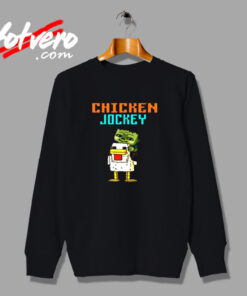 Gamer Graphic Design Funny Chicken Vintage Sweatshirt Design