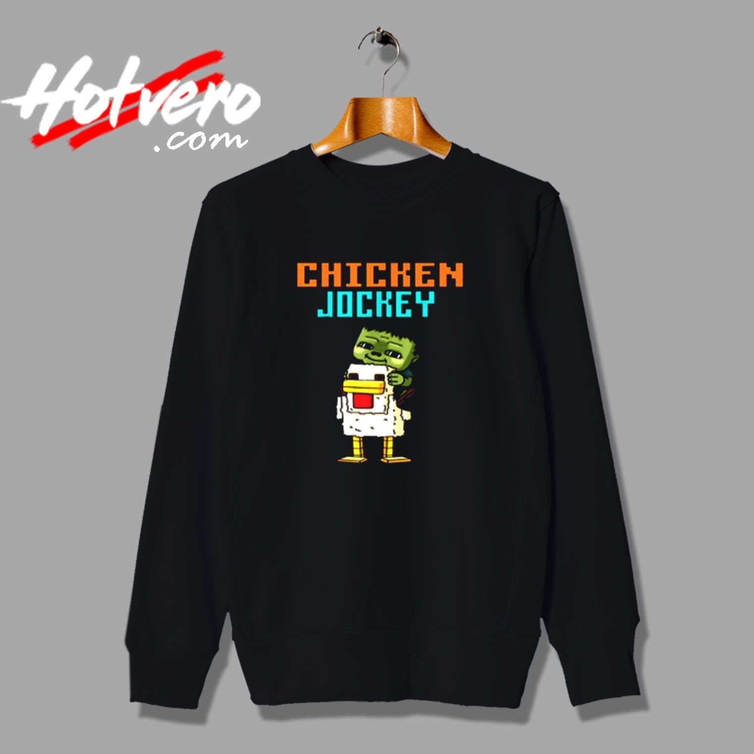 Gamer Graphic Design Funny Chicken Vintage Sweatshirt Design