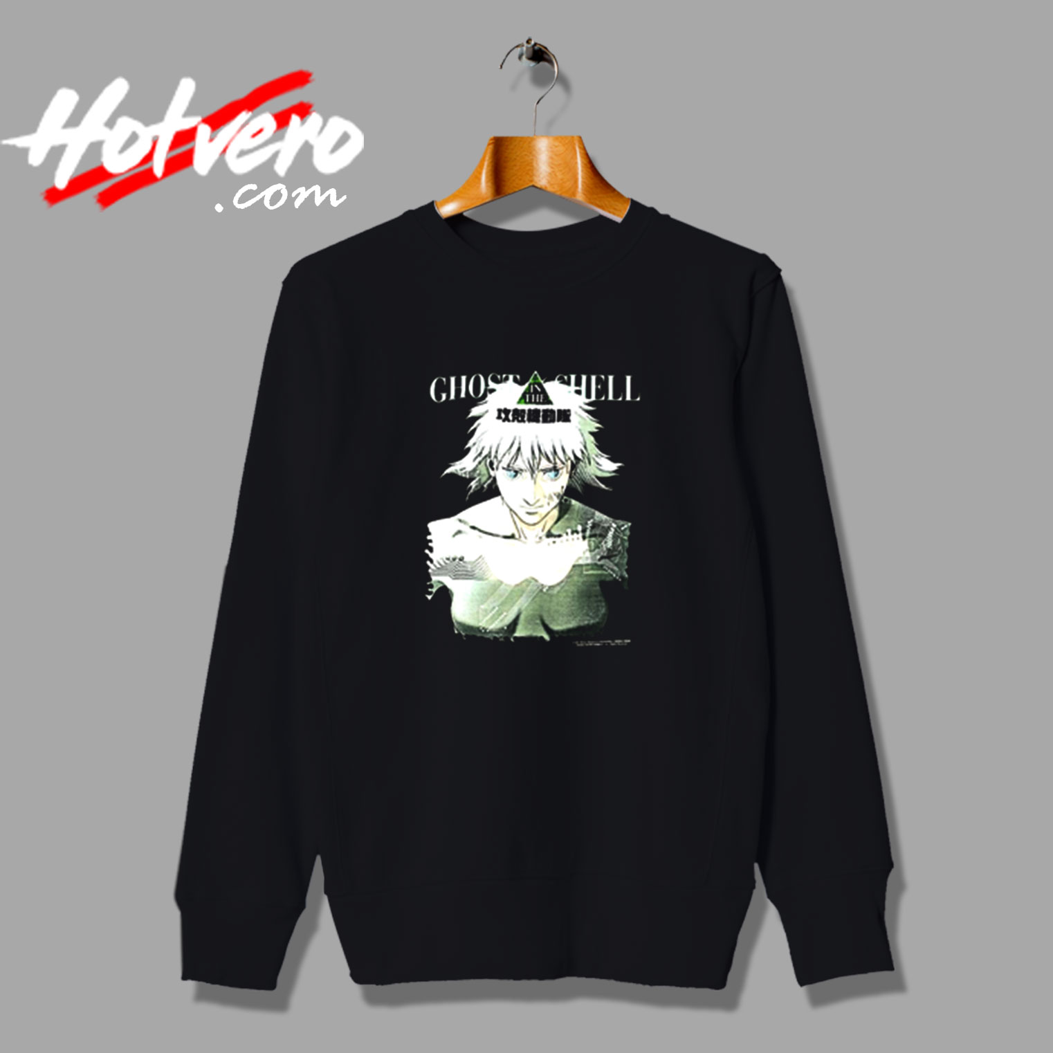 Ghost In The Shell X Geeks Rule 15 Vintage Sweatshirt Design