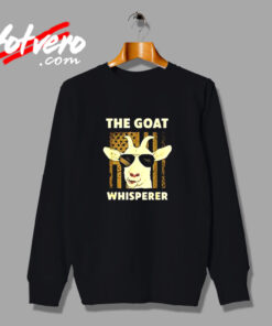 Goat Whisperer Vintage Sweatshirt Design