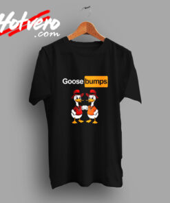 Goose Bumps Pun Fist Parody Funny Comical Humor Gag Vintage T shirt