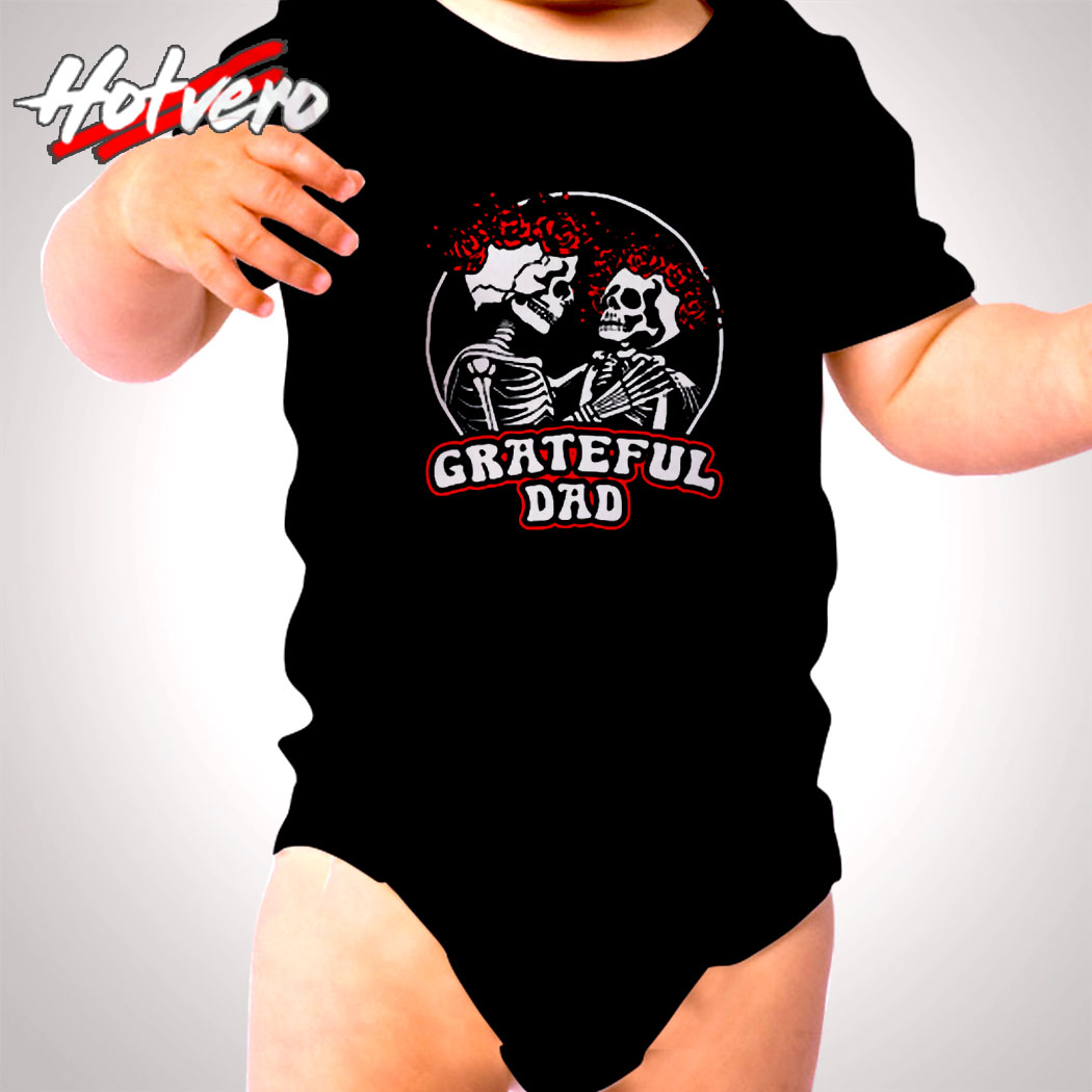Grateful Dead Parody Grateful Dad Cute Baby Clothes
