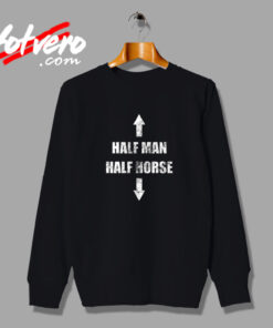 Half Man Half Horse Vintage Sweatshirt Design