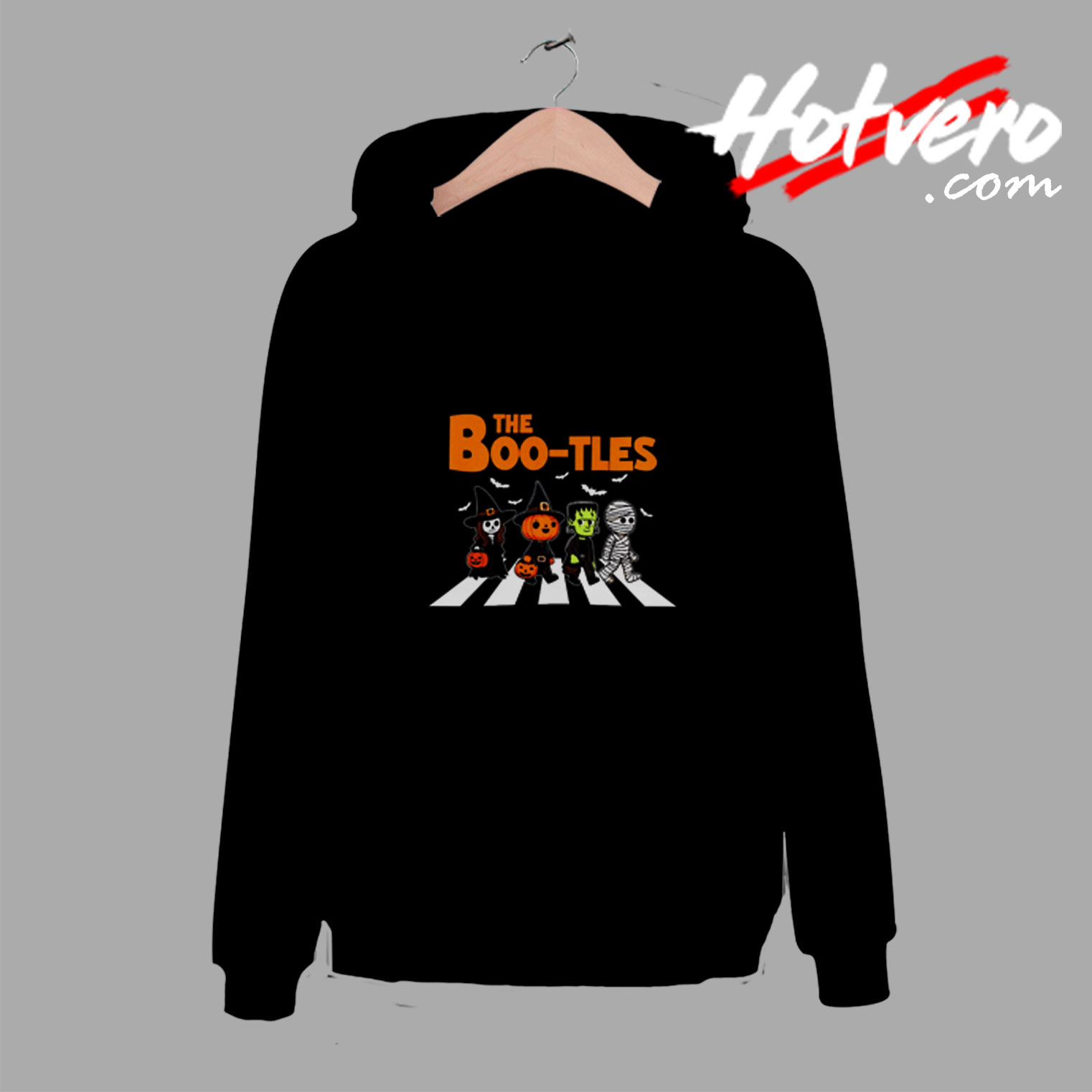 Halloween Crossing Road Parody Spooky The Boo Tles Comfort Hoodie