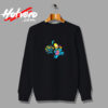 Homer Simpson Donut Vintage Sweatshirt Design